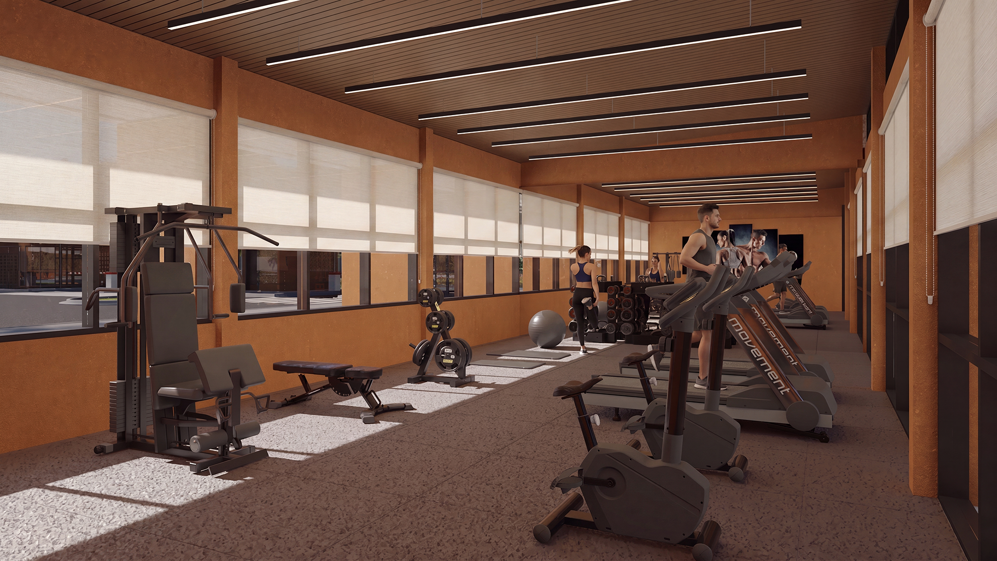 PERSPECTIVA ILUSTRADA DO FITNESS